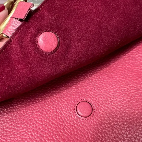 COACH Pebbled Leather Tabby Medium Size - Picture 10 of 13